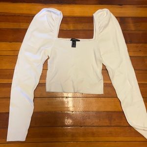 Forever 21 puff shoulder long sleeve- worn once